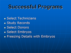 Sucessful ET Programs